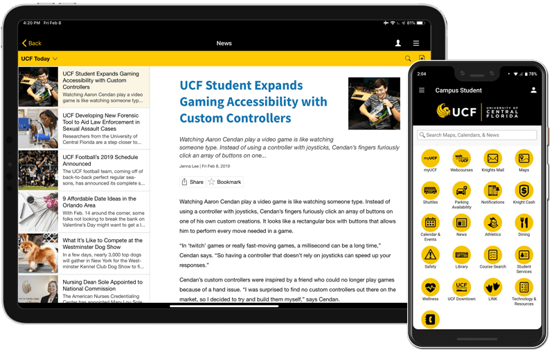 UCF Mobile app